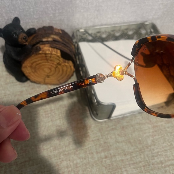 Authentic Chanel glasses large beautiful brown women